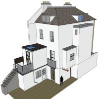 Roof Terrace Extension, Hove (Conservation Area) - The result